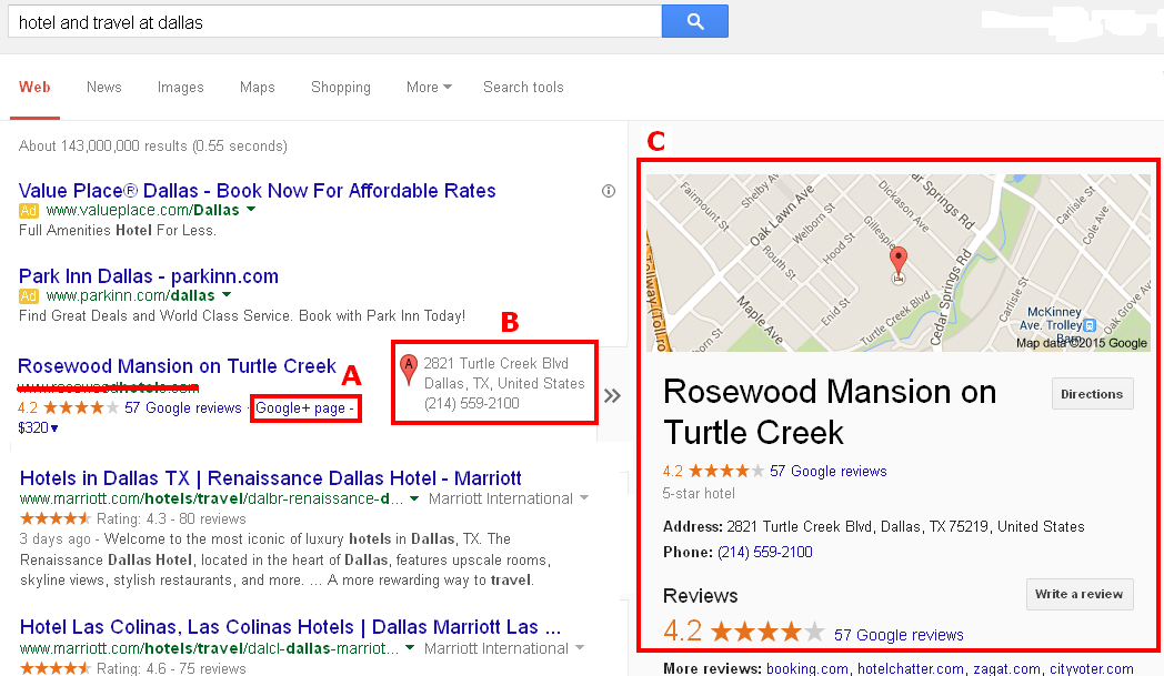 Google+ Business Listing