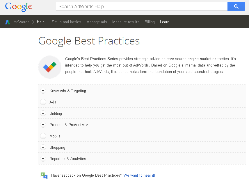 Google Best Practices
